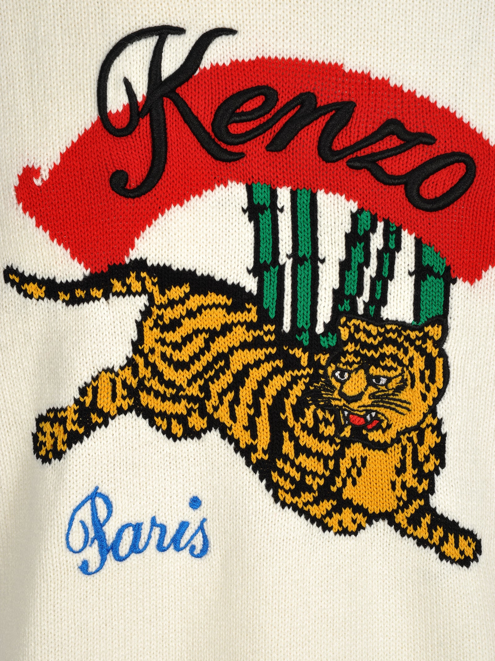 EMBROIDERED WOOLLEN SWEATSHIRT