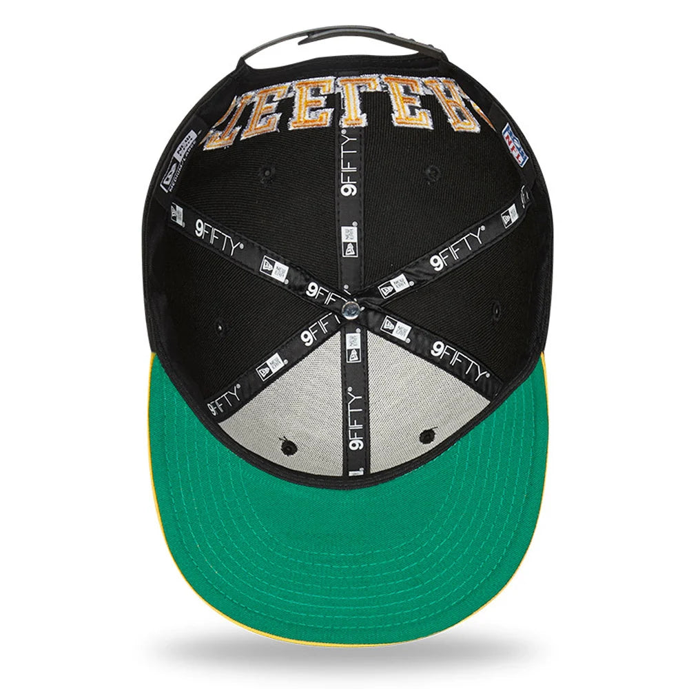 Pittsburgh Steelers Team Arch Black 9FIFTY Snapback Cap