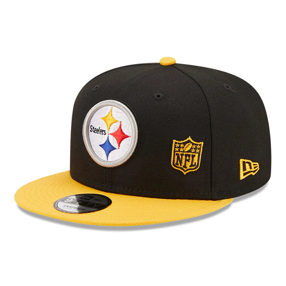 Pittsburgh Steelers Team Arch Black 9FIFTY Snapback Cap