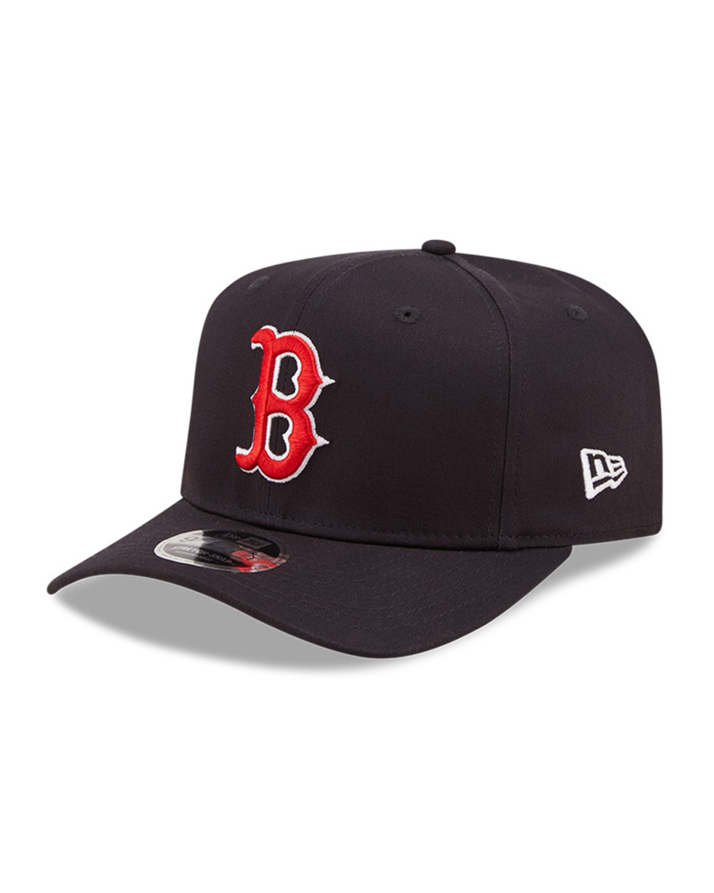 Boston Red Sox MLB Logo Navy 9FIFTY Stretch Snap Cap