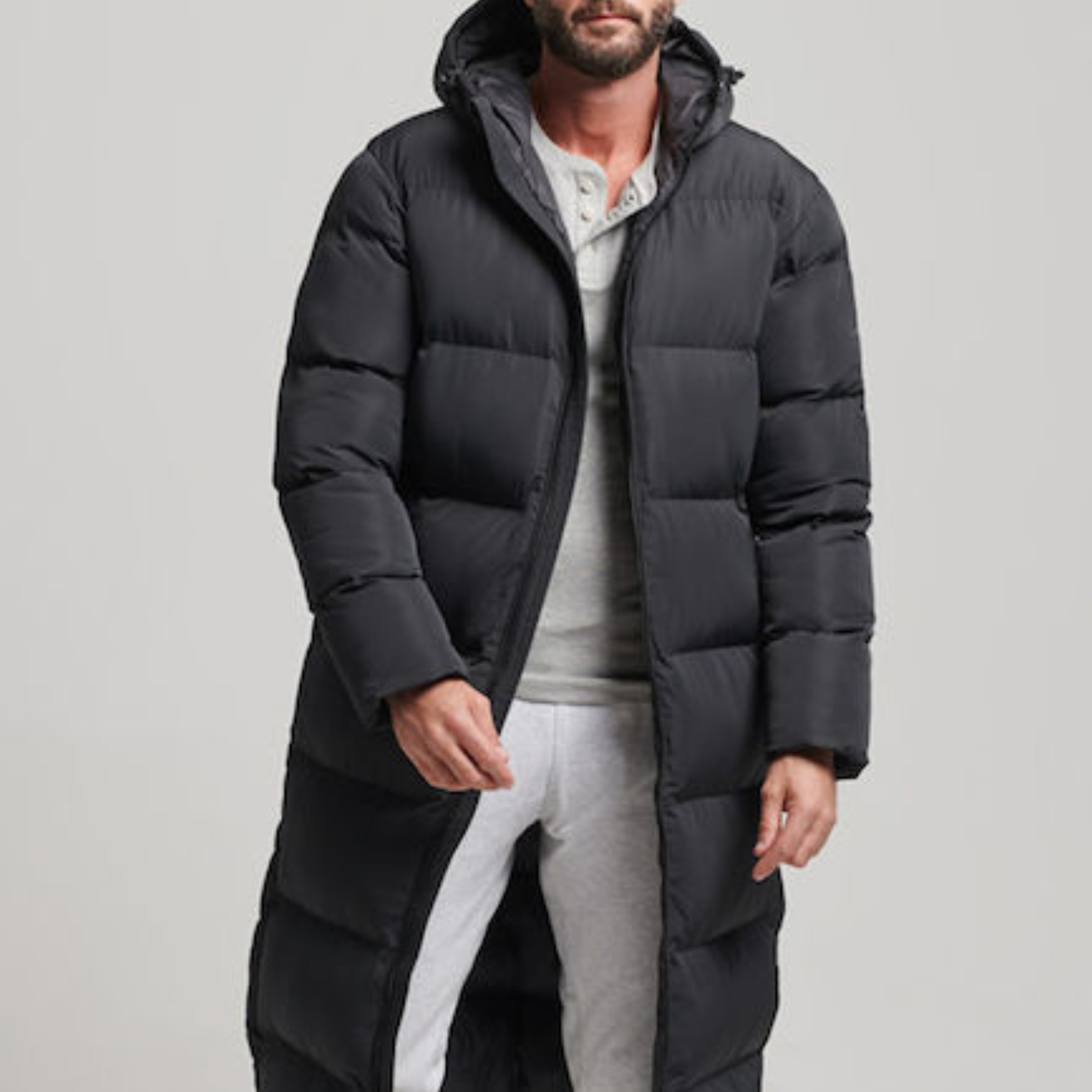 Super Duvet Coat - Black