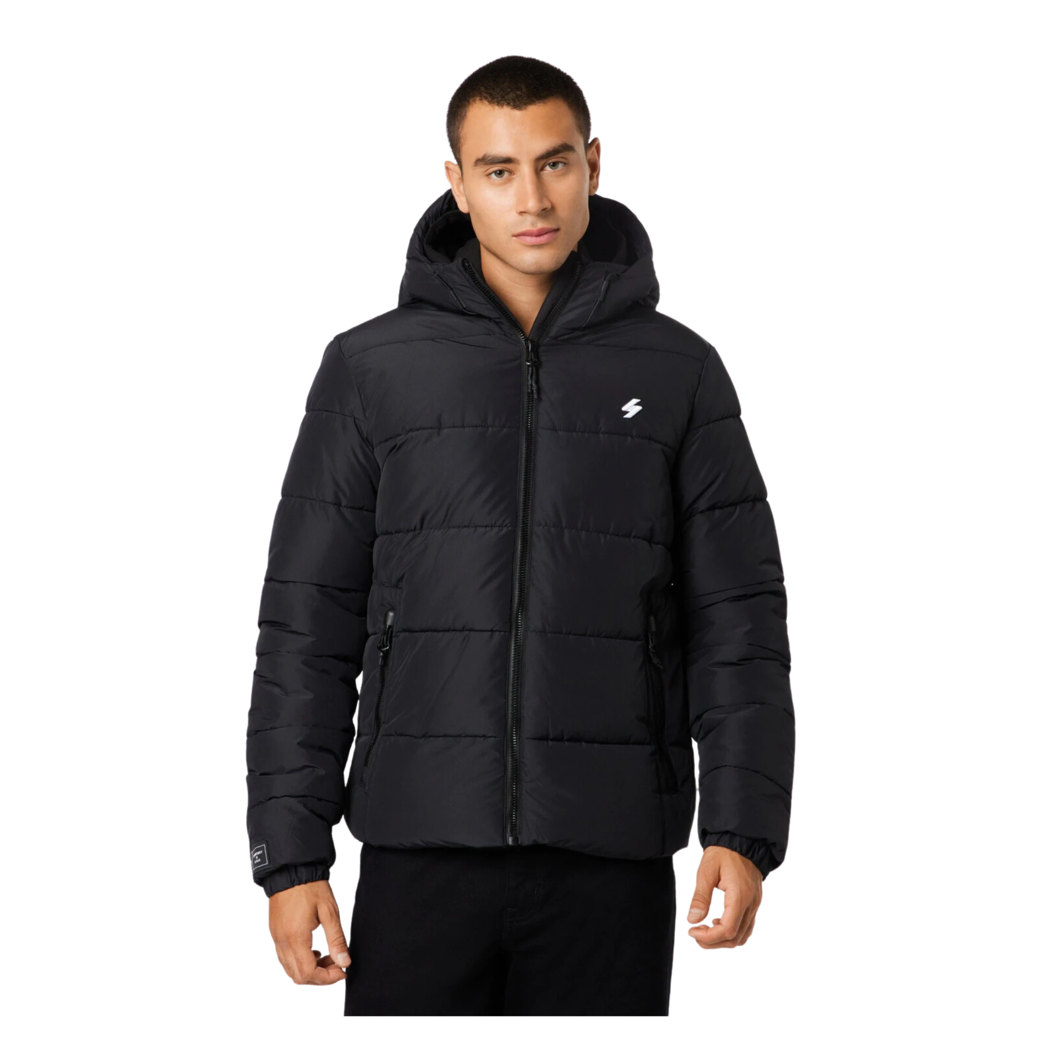 Sports Puffer Hooded Jacket