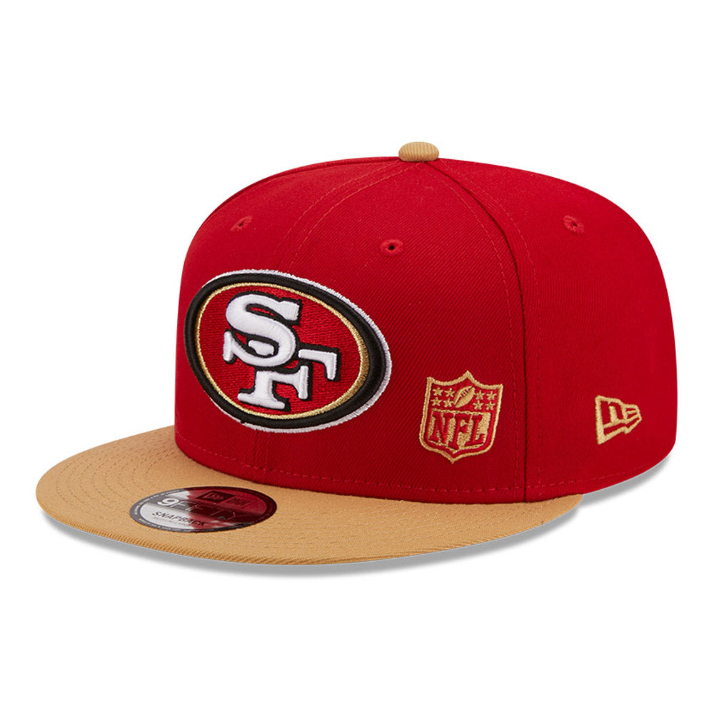 San Francisco 49ers Team Arch Red 9FIFTY Snapback Cap