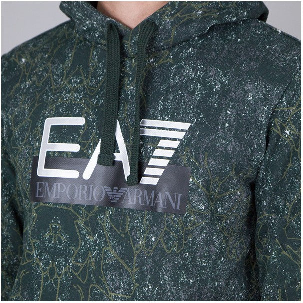 GEOMETRIC TECH PULLOVER HOODIE