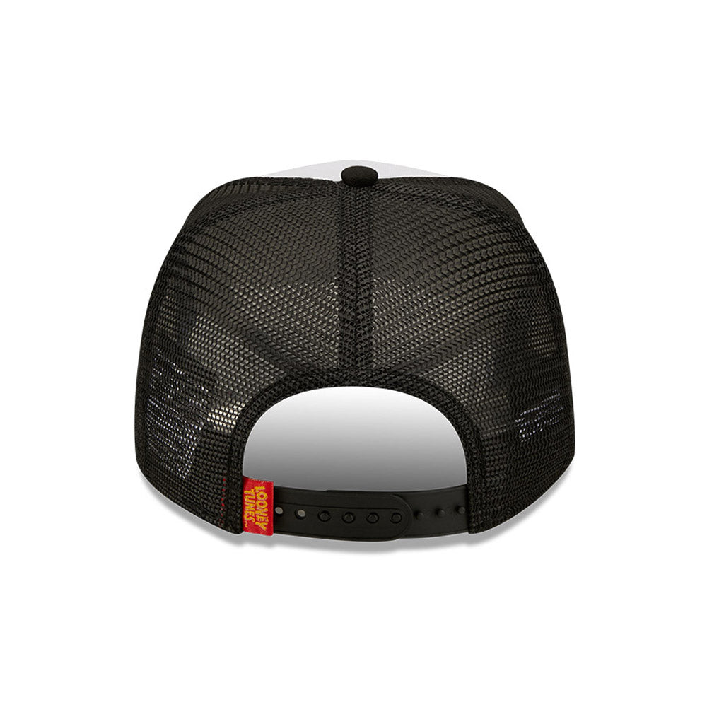 Taz Devil Character Black A-Frame Trucker Cap