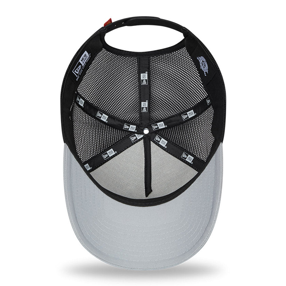 Taz Devil Character Black A-Frame Trucker Cap