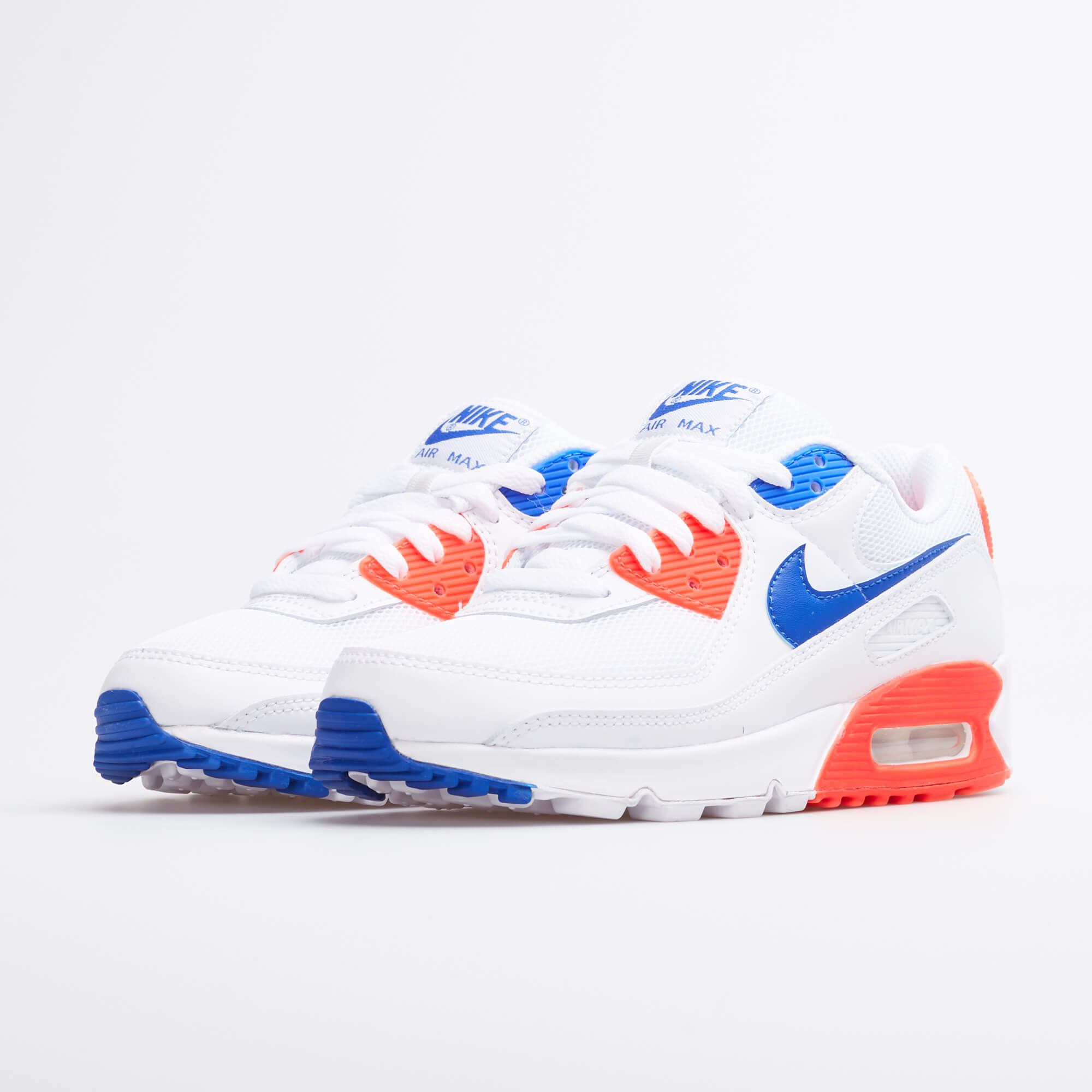 NIKE AIR MAX 90 BLUE ORANGE WHITE