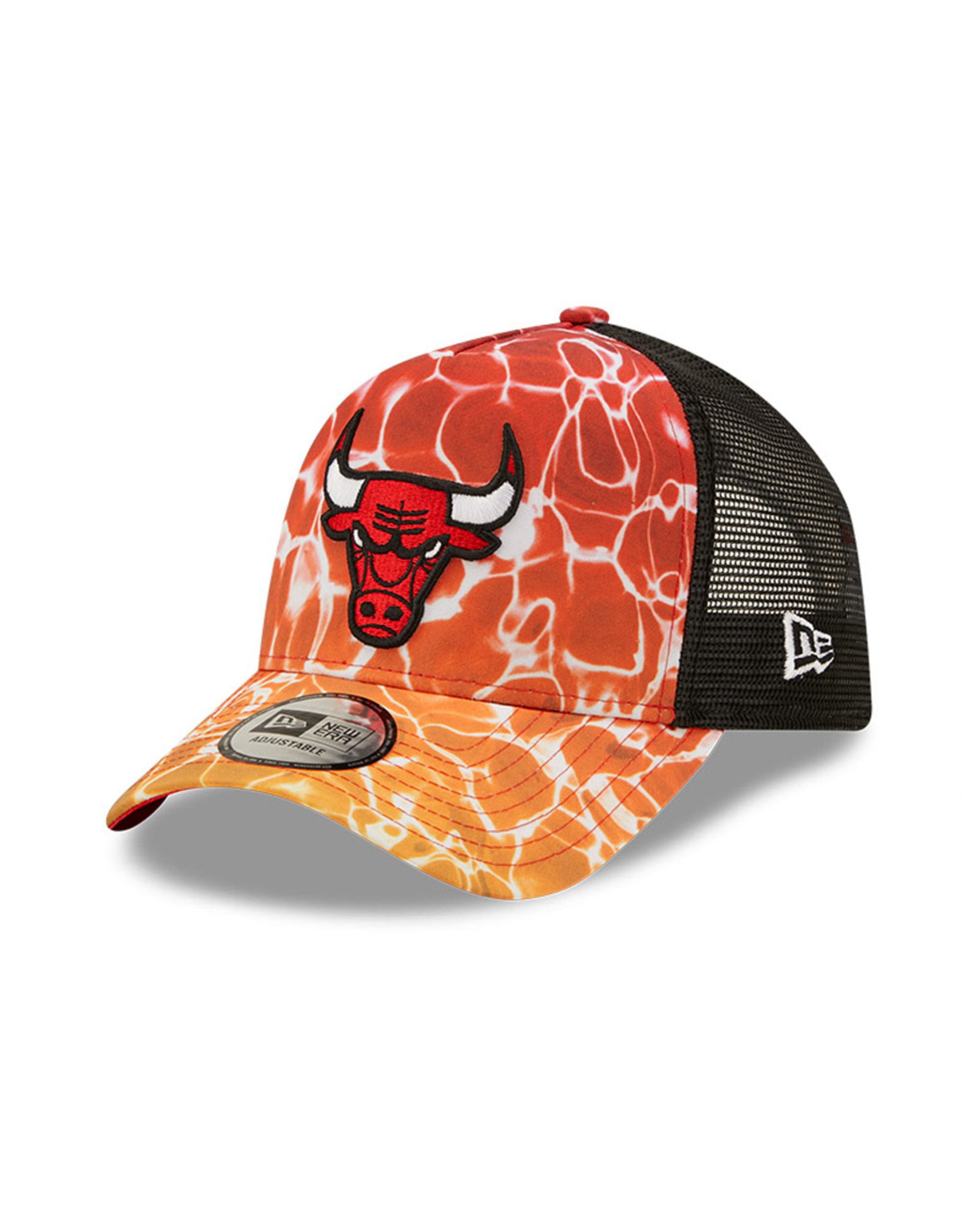 Chicago Bulls Summer City Orange A-Frame Trucker Cap