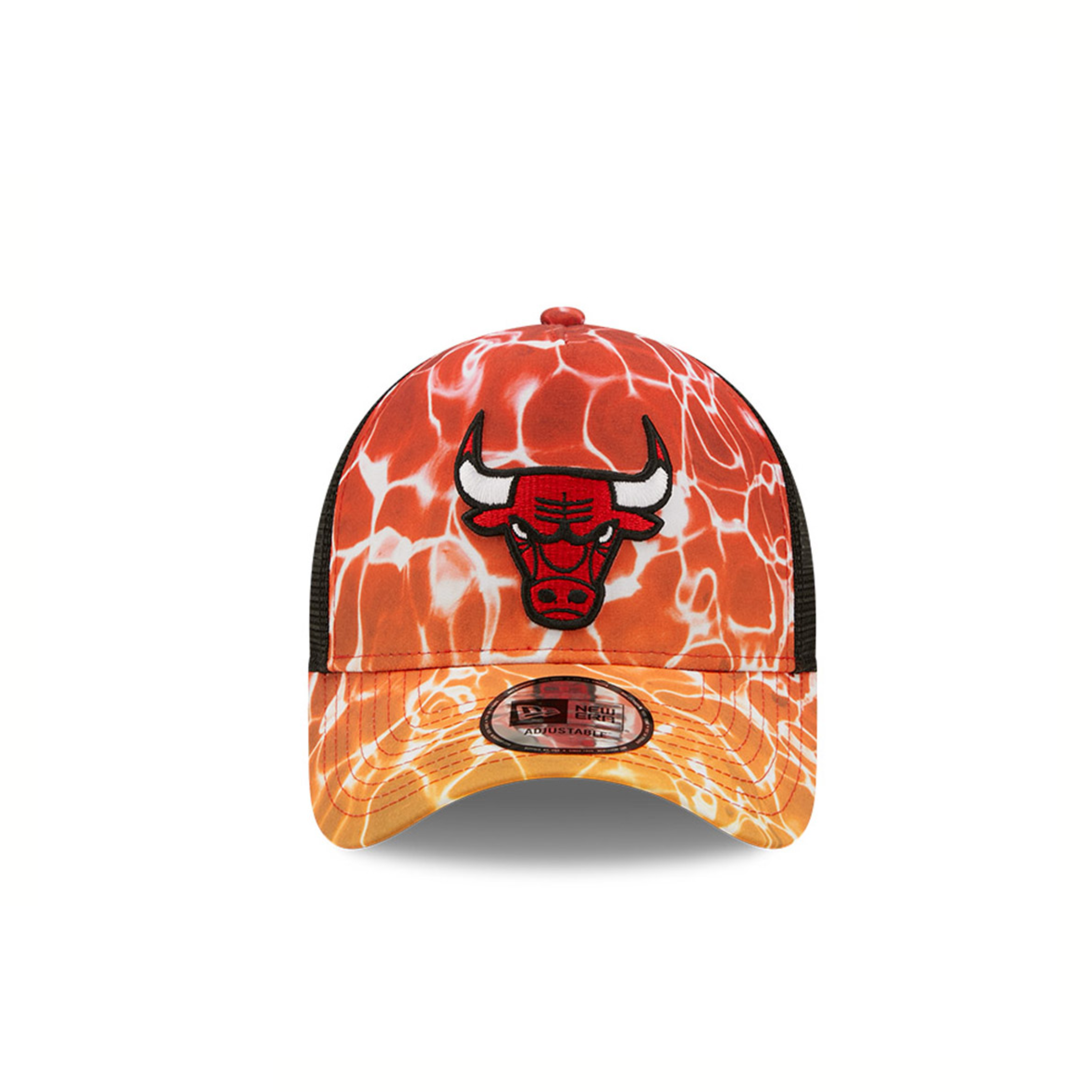 Chicago Bulls Summer City Orange A-Frame Trucker Cap