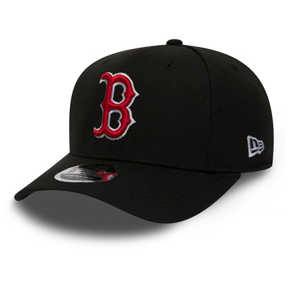 Boston Red Sox Black 9FIFTY Stretch Snap Cap