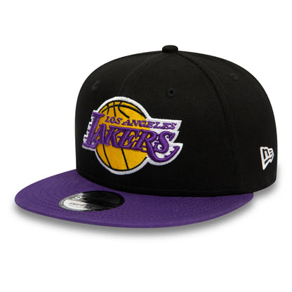 LA Lakers Logo Black 9FIFTY Snapback Cap