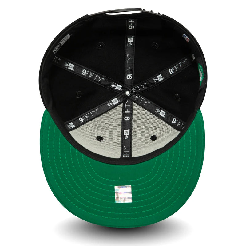 Boston Celtics Logo Black 9FIFTY Snapback Cap