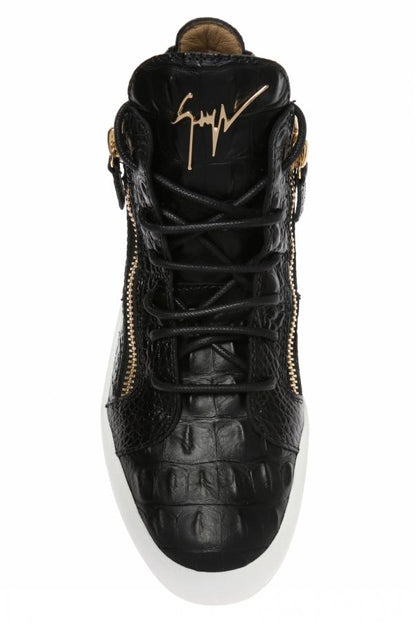 Black 'Kriss' lace-up ankle boots from Giuseppe Zanotti