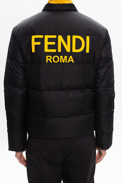 rEVERSIBLE Jacket with Fendi Logo