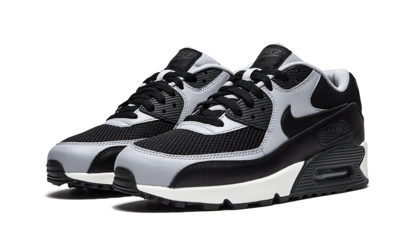 Nike air max 90 sales black wolf grey white shoes