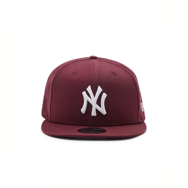 New York Yankees League Essential Wine Red 9FIFTY Snapback Cap