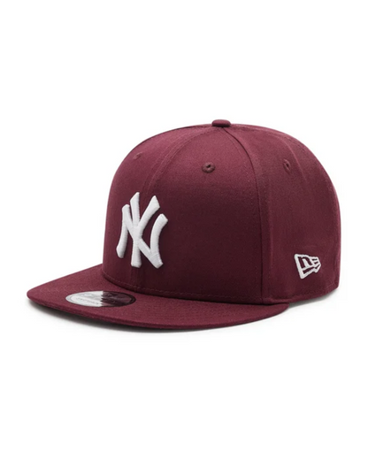 New York Yankees League Essential Wine Red 9FIFTY Snapback Cap