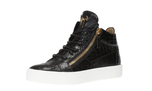 Black 'Kriss' lace-up ankle boots from Giuseppe Zanotti