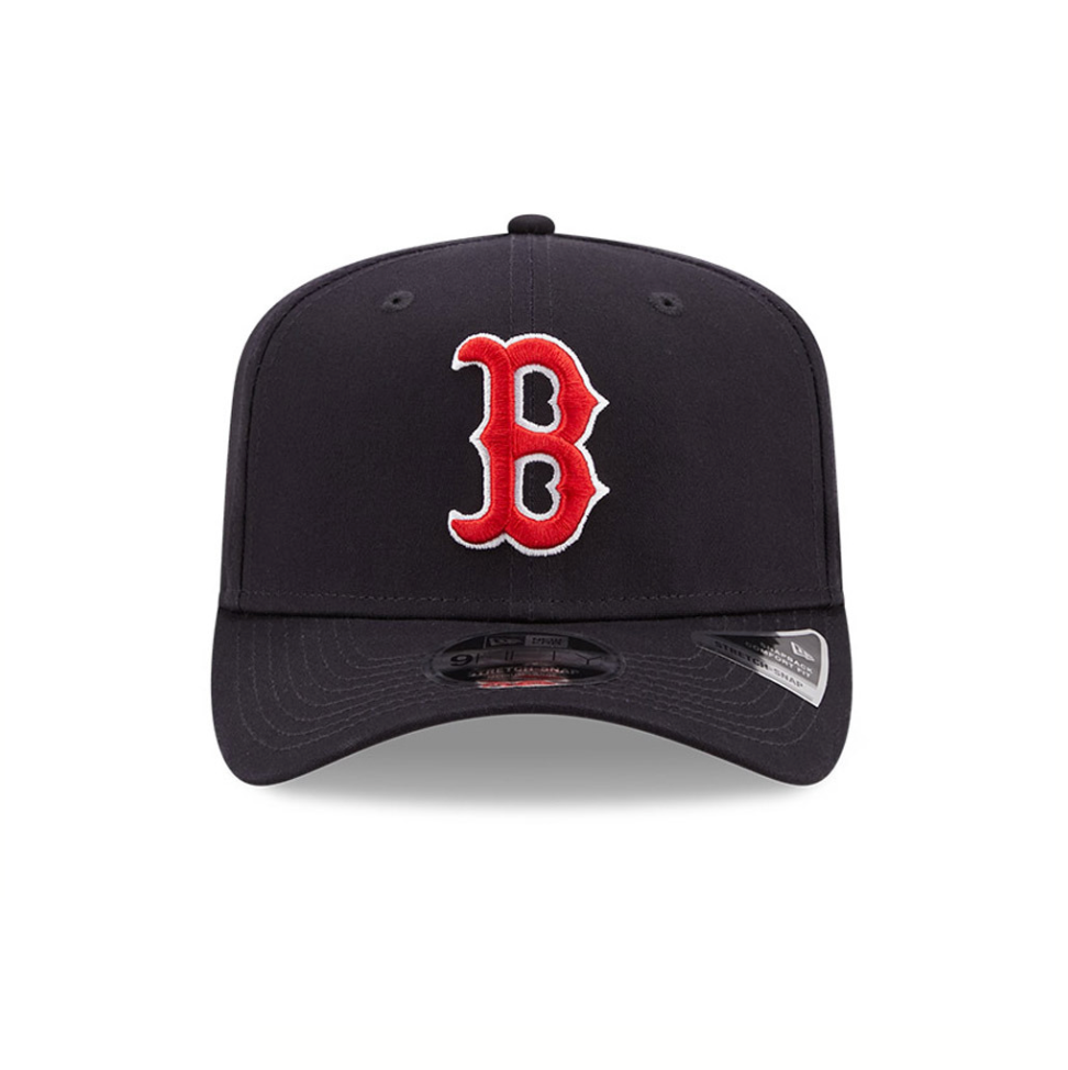 Boston Red Sox Team Navy 9FIFTY Stretch Snap Cap