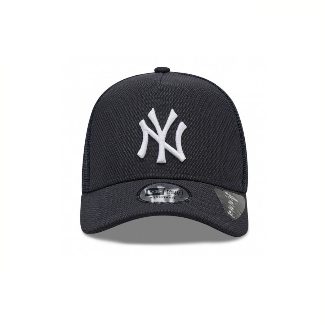 New York Yankees Diamond Era Navy A-Frame Trucker Cap