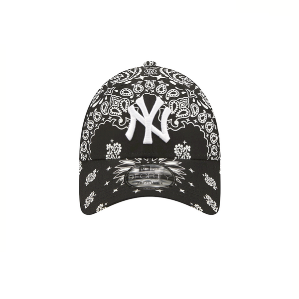 New York Yankees Paisley Print Black 9FORTY Cap