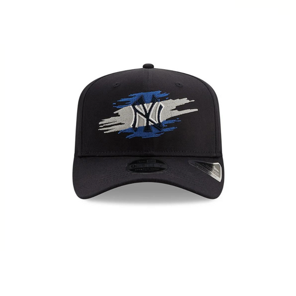 New York Yankees Tear Logo Navy 9FIFTY Stretch Snap Cap