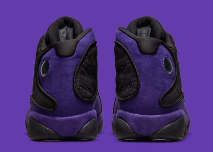 Kids Black & Purple Air Jordan 13 Retro