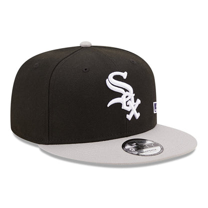 Chicago White Sox Team Arch Black 9FIFTY Snapback Cap