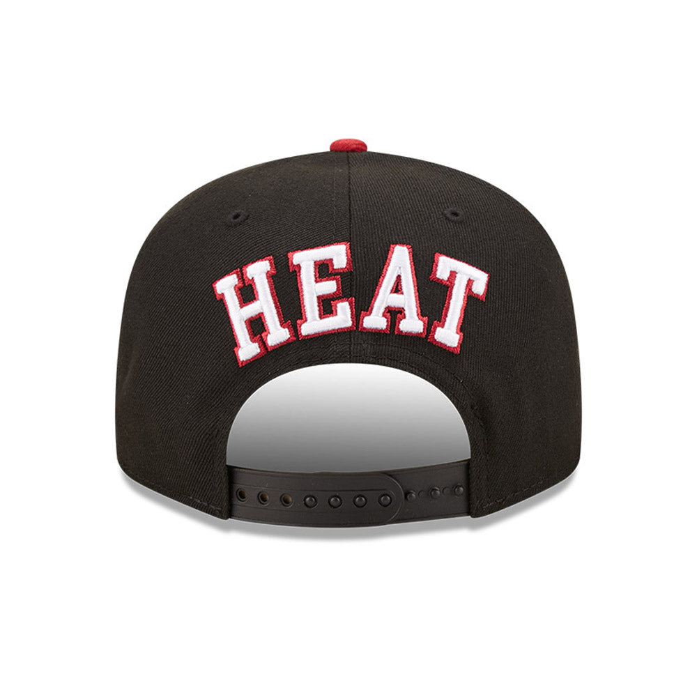 Miami Heat Team Arch Black 9FIFTY Snapback Cap