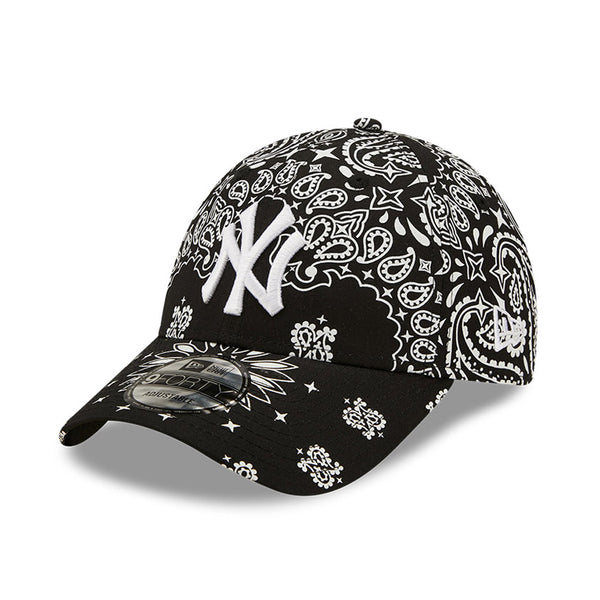 New York Yankees Paisley Print Black 9FORTY Cap