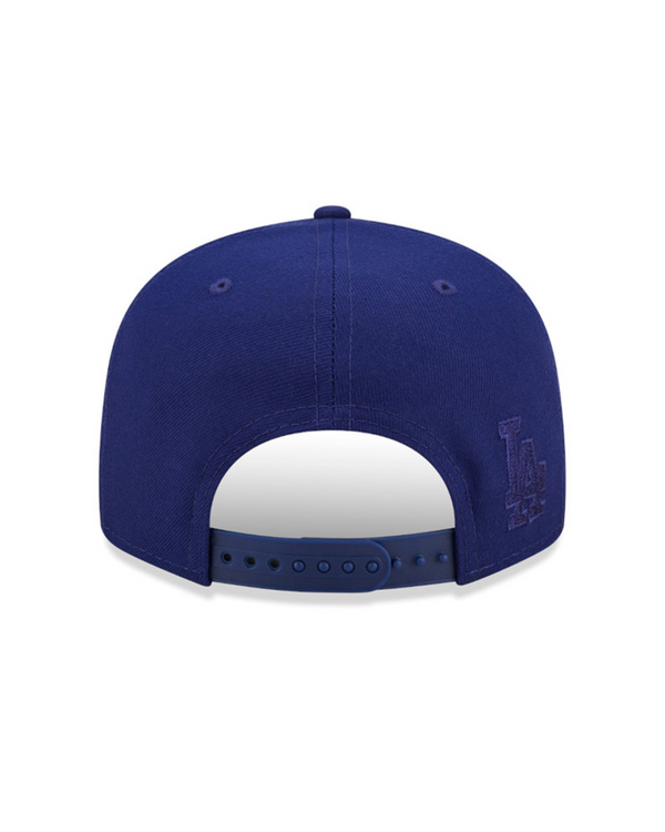 LA Dodgers Typo Patch Blue 9FIFTY Snapback Cap